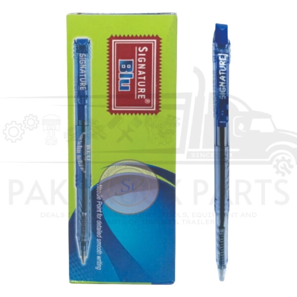 signature blu ball pen box 10 pcs