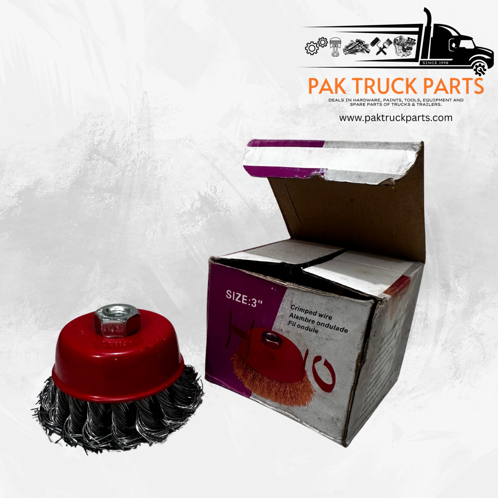 wire cup brush twisted size 3" hard h 10 wire cup brush twisted size 3" hard h 10