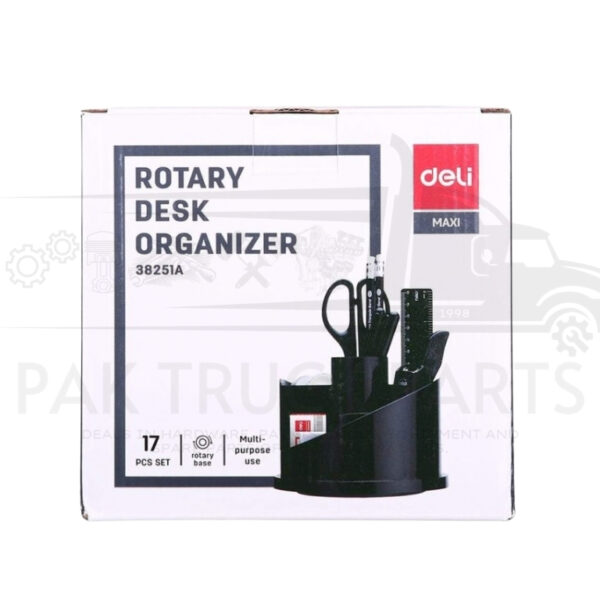 deli rotary desk organizer 38251a
