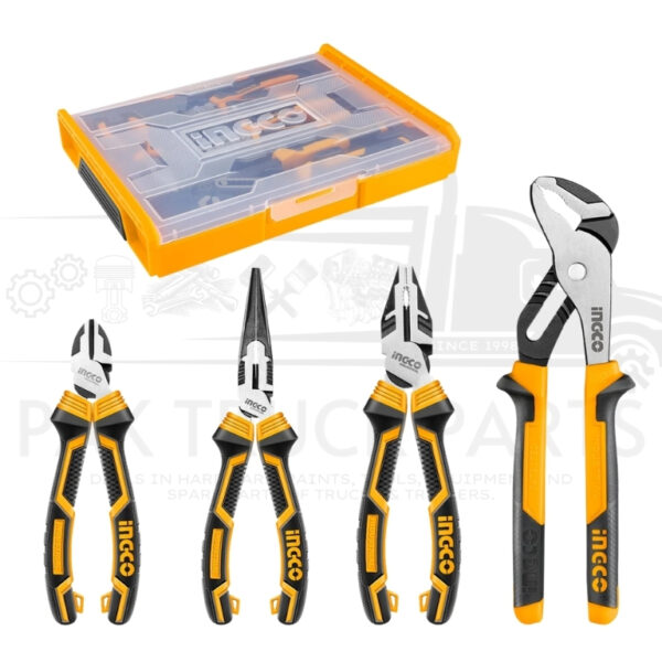 ingco 4 pcs pliers set