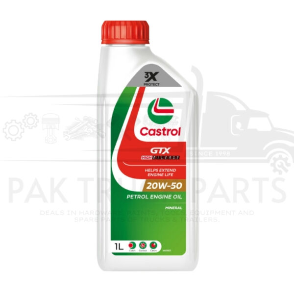 castrol gtx 20w 50 sn engine oil (1l)