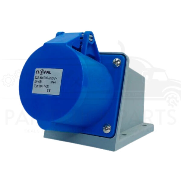 clopal 16 & 32a 3 pin industrial socket – 220 240v heavy duty connector