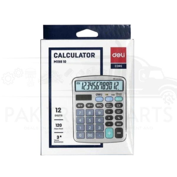 deli em19810 12 digit desk calculator
