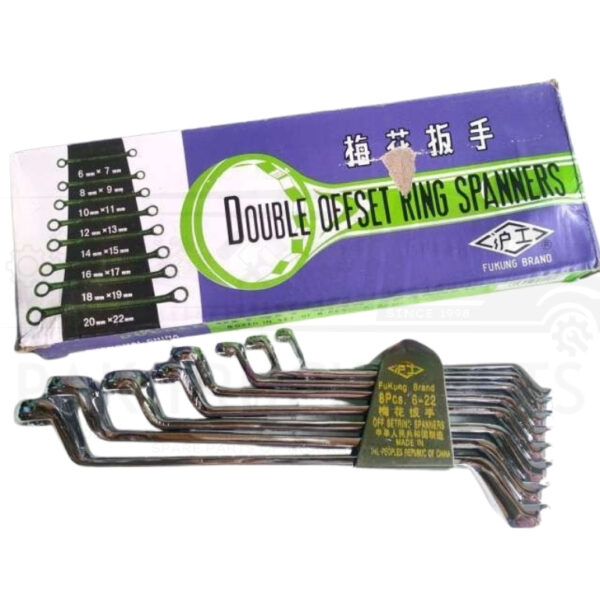 fukung double offset ring wrench set