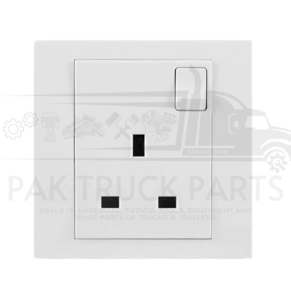 vivace 13a 3 pin flat switch socket