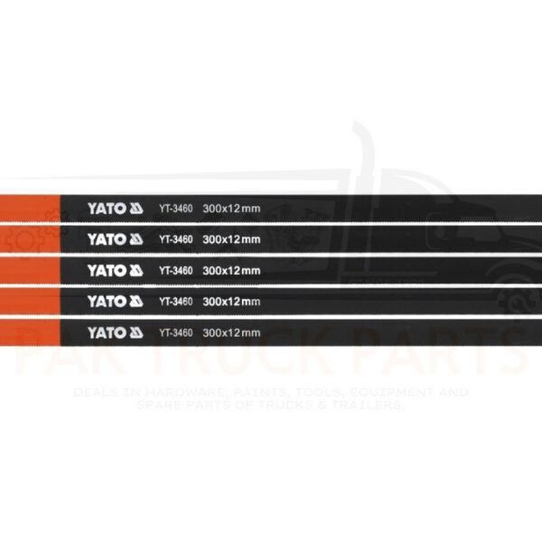 12" yellow ytc hacksaw blade