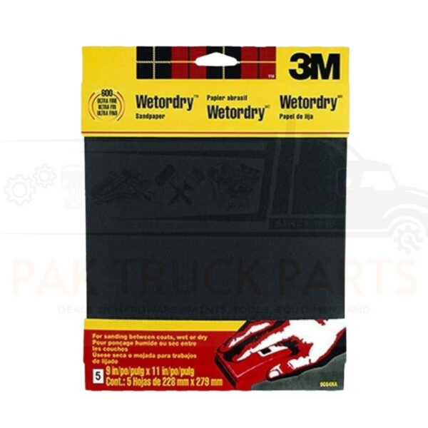 3M™ Wetordry™ Abrasive Sheets (Pack of 5)