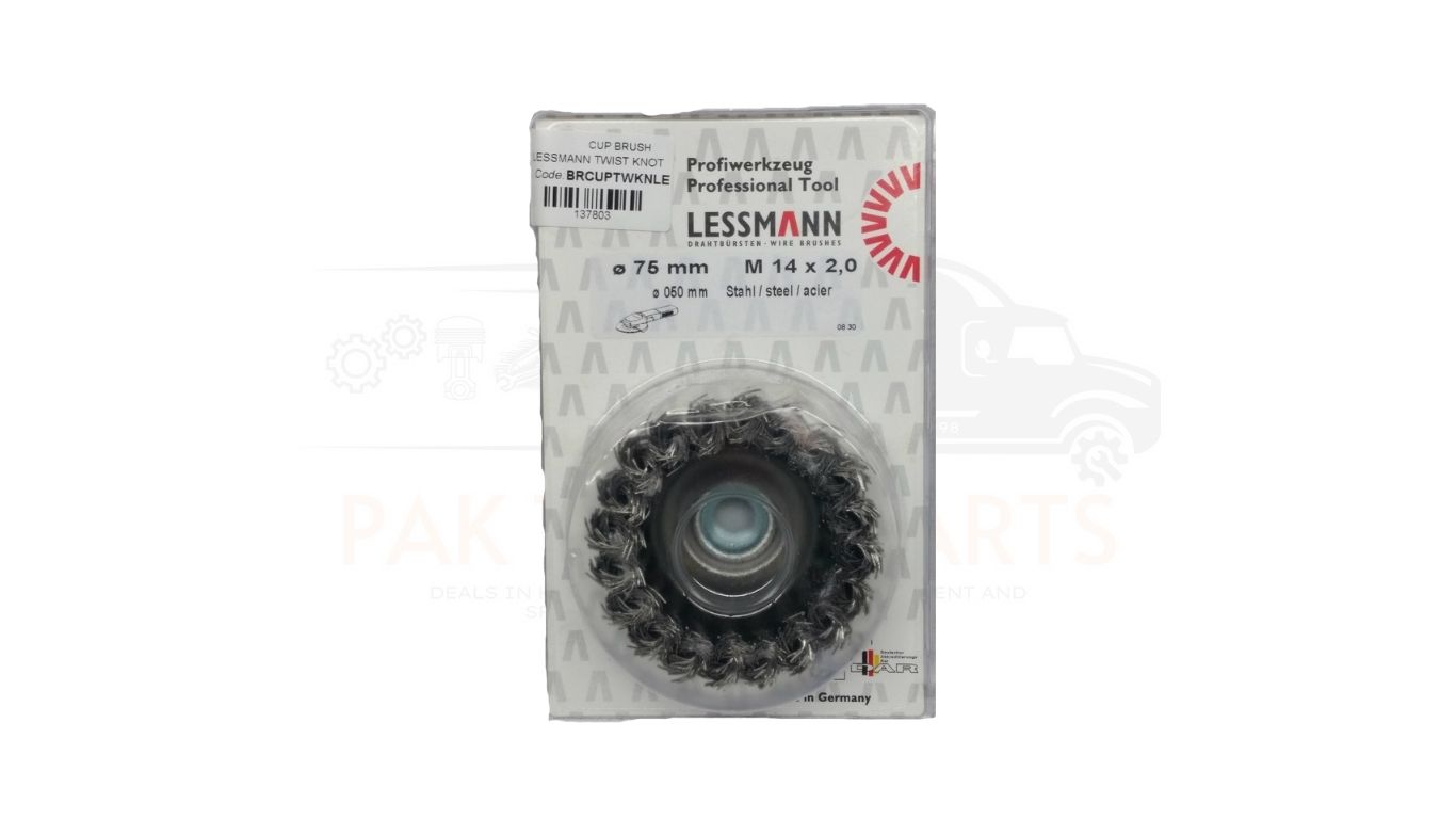lessmann 5 piece twist knot crimped wire cup brush set lessmann 5 piece twist knot crimped wire cup brush set