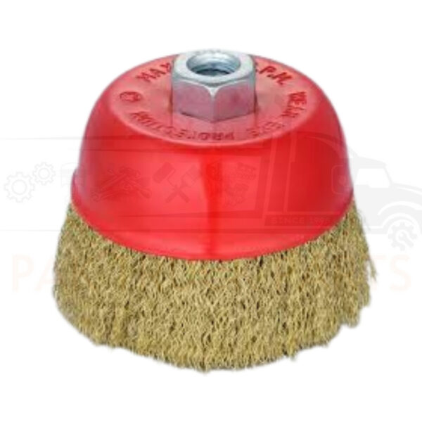 crimped soft wire cup brush