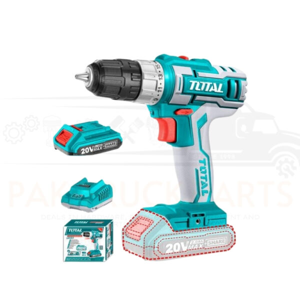 total 20v lithium ion cordless drill